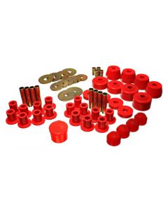 Energy Suspension 72-85 Dodge/Plymouth 1/2 & 3/4 Ton S/C Pickup Red Hyper-Flex Master Bushing Set buy in USA