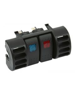 Daystar 1984-2001 Jeep Cherokee XJ 2WD/4WD - Air Vent Switch Panel (Includes Blue & Red Switches) buy in USA