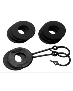 Daystar Black Locking D Ring Isolator Pair w/Washer Kit buy in USA