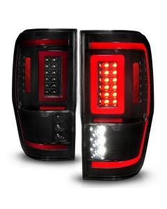 ANZO 19-22 Ford Ranger Full LED Taillights w/ Lightbar Sequential Signal Black Housing/Smoke Lens buy in USA