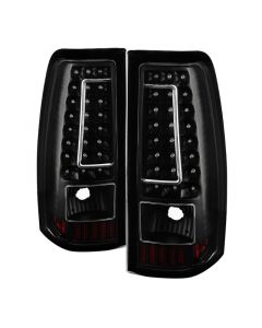 Xtune Chevy Silverado 1500-2500-3500 03-06 C-Shape LED Tail Lights Black ALT-ON-CS03-G2-LED-BK buy in USA