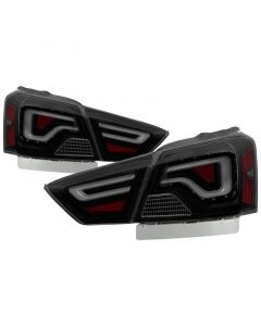 xTune 14-18 Chevy Impala (Excl 14-16 Limited) LED Tail Lights - Black Smoke (ALT-JH-CIM14-LBLED-BSM) buy in USA