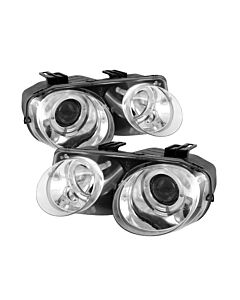 Spyder Acura Integra 98-01 Projector Headlights LED Halo -Chrome High H1 Low 9006 PRO-YD-AI98-HL-C buy in USA