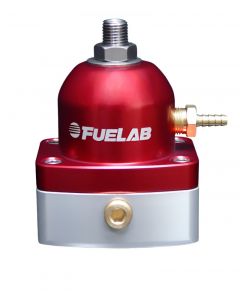 Fuelab 535 EFI Adjustable Mini FPR 25-90 PSI (2) -6AN In (1) -6AN Return - Red buy in USA