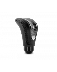 Momo Combat Evo Shift Knob - Black Leather, Carbon Effect Insert, Black Stitching buy in USA