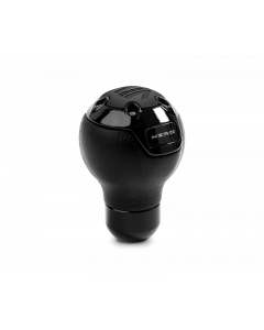 Momo Nero Shift Knob - Tall Black Leather, Black Chrome Insert buy in USA