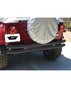 Rampage 1987-1995 Jeep Wrangler(YJ) Double Tube Bumper - Black buy in USA