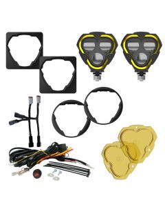 KC HiLiTES FLEX ERA 3 Dual Mode SAE Fog Lights - 2-Light Master Kit for Toyota Aftermarket Bumper buy in USA