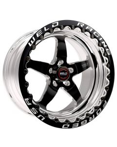 Weld S71 17x10 / 5x4.5 BP / 7.9in. BS Black Wheel (Low Pad) - Black Single Beadlock MT buy in USA