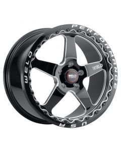 Weld Magnum Import 13x10 / 4x100mm BP / 5in. BS Black Wheel - Black Single Beadlock MT buy in USA