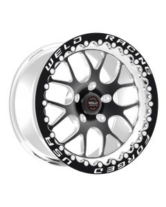 Weld S77 17x10 / 5x4.5 BP / 7.9in. BS Black Wheel (Low Pad) - Black Single Beadlock MT buy in USA