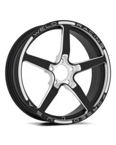 Weld Alumastar 1-Piece 18x6 / 5x115 BP / 2.7in. BS Black Wheel - Non-Beadlock buy in USA