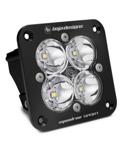 Baja Designs Squadron Sport Work/Scene Pattern Black Flush Mount LED Light Pod - Clear buy in USA