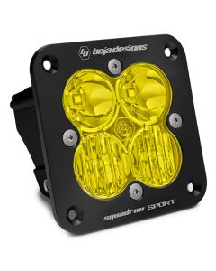 Baja Designs Squadron Sport Driving/Combo Pattern Flush Mount Black LED Light Pod - Amber buy in USA