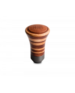 Momo Trofeo Heritage Shift Knob - Tall Wood, Layered Mahogany and Beechwood, Leather Insert Top buy in USA