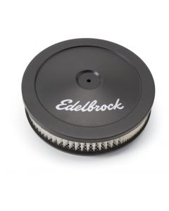 Edelbrock Air Cleaner Pro-Flo Series Round Steel Top Paper Element 10In Dia X 3 5In Black buy in USA