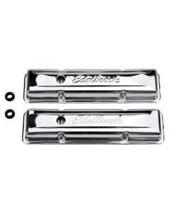 Edelbrock Valve Cover Signature Series Chevrolet 1959-1986 262-400 CI V8 Low Chrome buy in USA