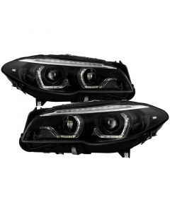 Spyder BMW 5 Series F10 11-13 Xenon/HID AFS Projector Headlights - Black PRO-YD-BMWF10HIDAFS-SEQ-BK buy in USA