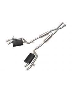 aFe Gemini XV 2.5in 304 SS Cat-Back Exhaust w/Cut-Out 18-22 Kia Stinger V6 3.3L buy in USA