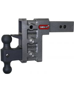 Gen-Y Mega Duty 2.5in Shank 6in Drop 3500lb TW 32K Hitch w/GH-0161 Dual-Ball/Pintle Lock buy in USA