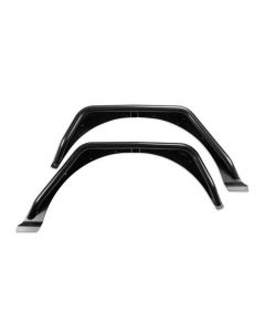 Fabtech 18-21 Jeep JL 4WD Rear Steel Tube Fenders - Textured Black buy in USA