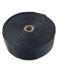 Torque Solution Fiberglass Exhaust Wrap Universal 1inx50ft - Black buy in USA