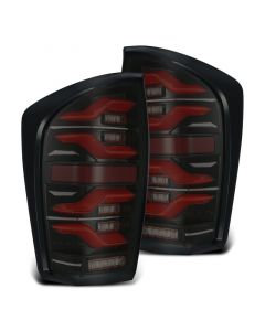 AlphaRex 16-21 Toyota Tacoma LUXX LED Taillights Blk/Red w/Activ Light/Seq Signal buy in USA