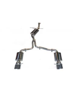 AWE Tuning Audi B8 A5 2.0T Touring Edition Exhaust - Quad Outlet Diamond Black Tips buy in USA