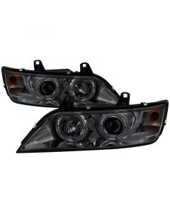 Spyder BMW Z3 96-02 Projector Headlights LED Halo Smoke High H1 Low H1 PRO-YD-BMWZ396-HL-SM buy in USA