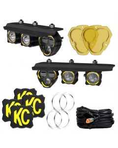 KC HiLiTES 2021+ Ford Bronco FLEX ERA 3 Dual Mode SAE Fog Light Pocket Kit buy in USA