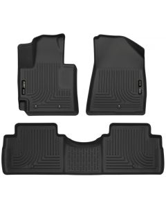 Husky Liners 2016 Kia Soul Weatherbeater Black Front & 2nd Seat Floor Liners (Footwell Coverage) buy in USA