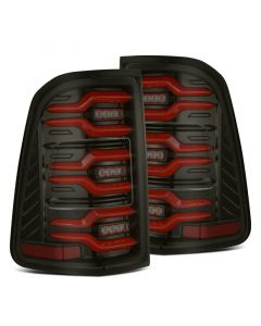 AlphaRex 19-21 Dodge Ram 1500 Luxx-Series LED Tail Lights Black/Red w/Activ Light/Seq Signal buy in USA