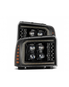 AlphaRex 05-07 Ford Super Duty/Excursion NOVA-Series LED Projector Headlights Alpha-Blk w/Activ Ligh buy in USA