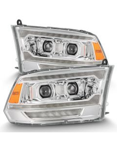 AlphaRex 09-18 Ram 1500 PRO-Series Proj Headlights Chrome w/ Sequential Signal and Top/Middle DRL buy in USA