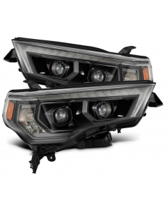 AlphaRex 14-20 Toyota 4Runner PRO-Series LED Proj Headlights Alpha-Black w/Sequential Signal/DRL buy in USA