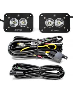 Baja Designs S2 Pro Flush Mount LED Light Pod Kit Work/Scene Pattern - Pair buy in USA