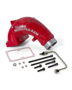 Banks Power 07.5-17 Ram 2500/3500 6.7L Diesel Monster-Ram Intake System w/ Fuel Line 3.5in Red buy in USA