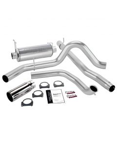 Banks Power 00-03 Ford 7.3L / Excursion Monster Exhaust System - SS Single Exhaust w/ Chrome Tip buy in USA