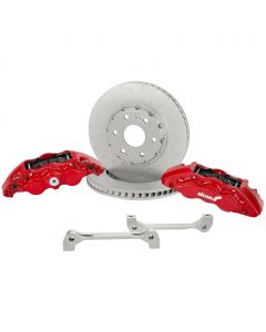 Alcon 2021+ RAM TRX 376x42mm Rotors 6-Piston Red Calipers Front Brake Upgrade Kit buy in USA