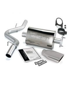 Banks Power 04-06 Jeep 4.0L Wrangler Unlimited Monster Exhaust Sys - SS Single Exhaust w/ Chrome Tip buy in USA