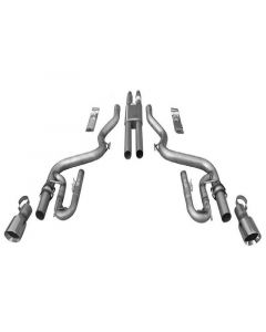 Solo Performance Mach Thunder-XV Catback Exhaust System (Black Tips) Ford Mustang GT 2015-2022 buy in USA