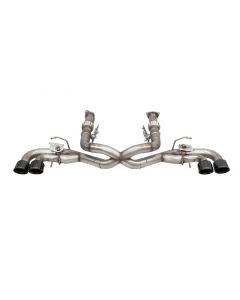 Corsa 20-22 Corvette C8 3in Valved Cat-Back 4.5in Blk Quad Tips - Fits Factory NPP Exhaust w/ AFM buy in USA