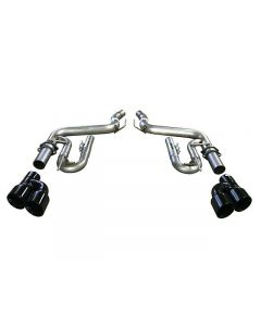 Solo Performance Axle-Back Exhaust System Black Tips Ford Mustang GT 2015-2022 buy in USA