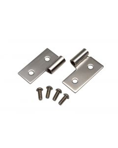 Kentrol 76-06 JEEP CJ Wrangler YJ/TJ Lower Door Hinge Pair - Polished Silver buy in USA