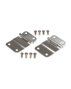 Kentrol 76-86 Jeep CJ7 Tailgate Hinge Pair - Polished Silver buy in USA