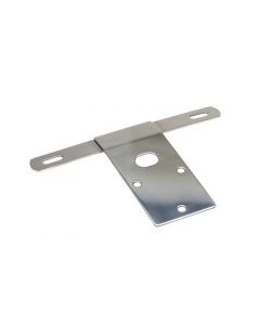 Kentrol 76-86 Jeep CJ License Plate Bracket - Polished Silver buy in USA