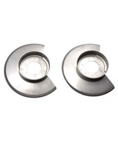 Kentrol 78-86 Jeep CJ Disc Brake Dust Cover Pair - Polished Silver buy in USA