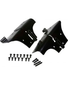 Kentrol 97-06 Jeep Wrangler TJ Windshield Hinge Pair- Powdercoat Black buy in USA