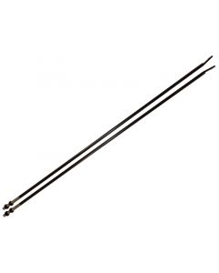 Kentrol 72-86 Jeep CJ Strut Rod Kit - Powdercoat Black buy in USA