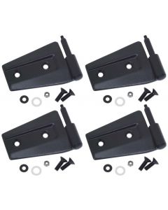 Kentrol 07-18 Jeep Wrangler JK Door Hinge Set 4 Pieces 2 Door - Textured Black buy in USA